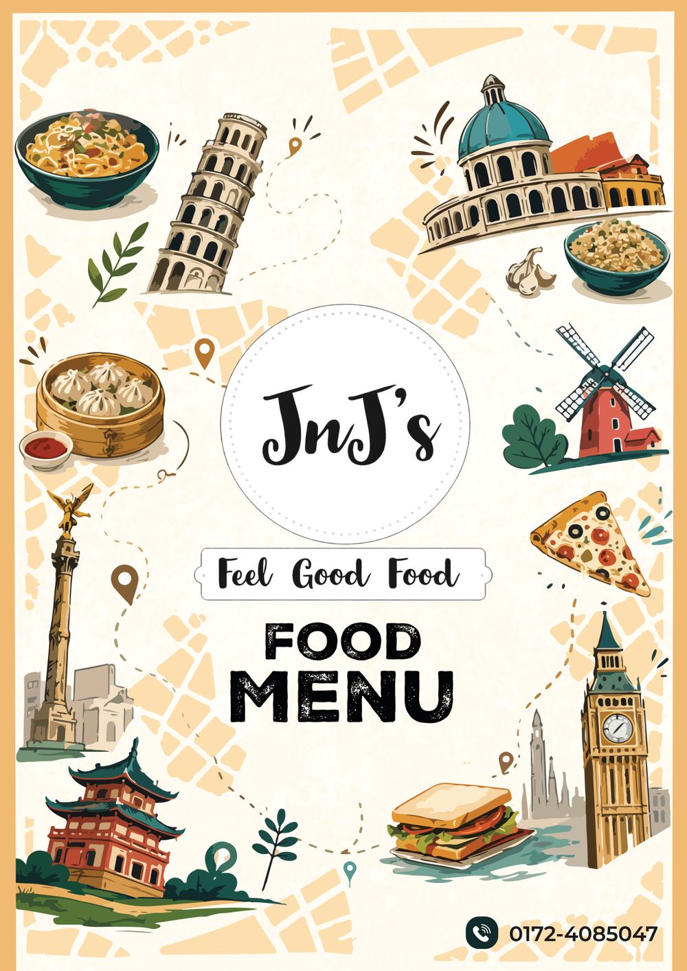 JnJ's Menu Page 1